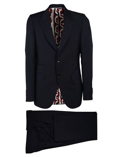 gucci suit blue|gucci armani suit price.